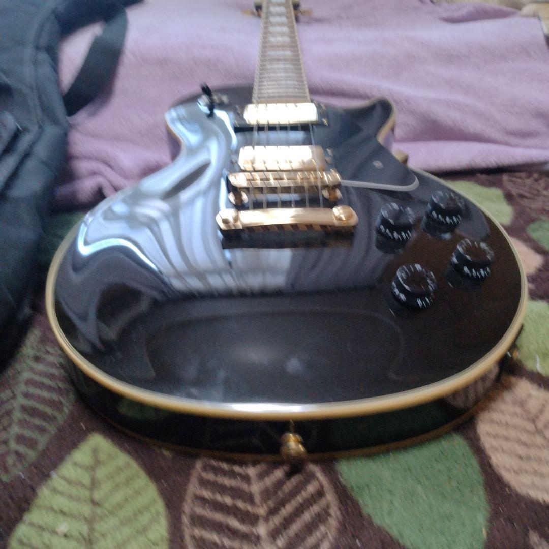 中古美品BUSKER'S BLC300 レスポールカスタムタイプ　エレキギター