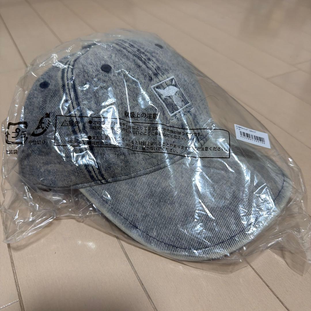 ジャッカル JACKALL 釣りフェス限定 ケミカルウォッシュデニムキャップ