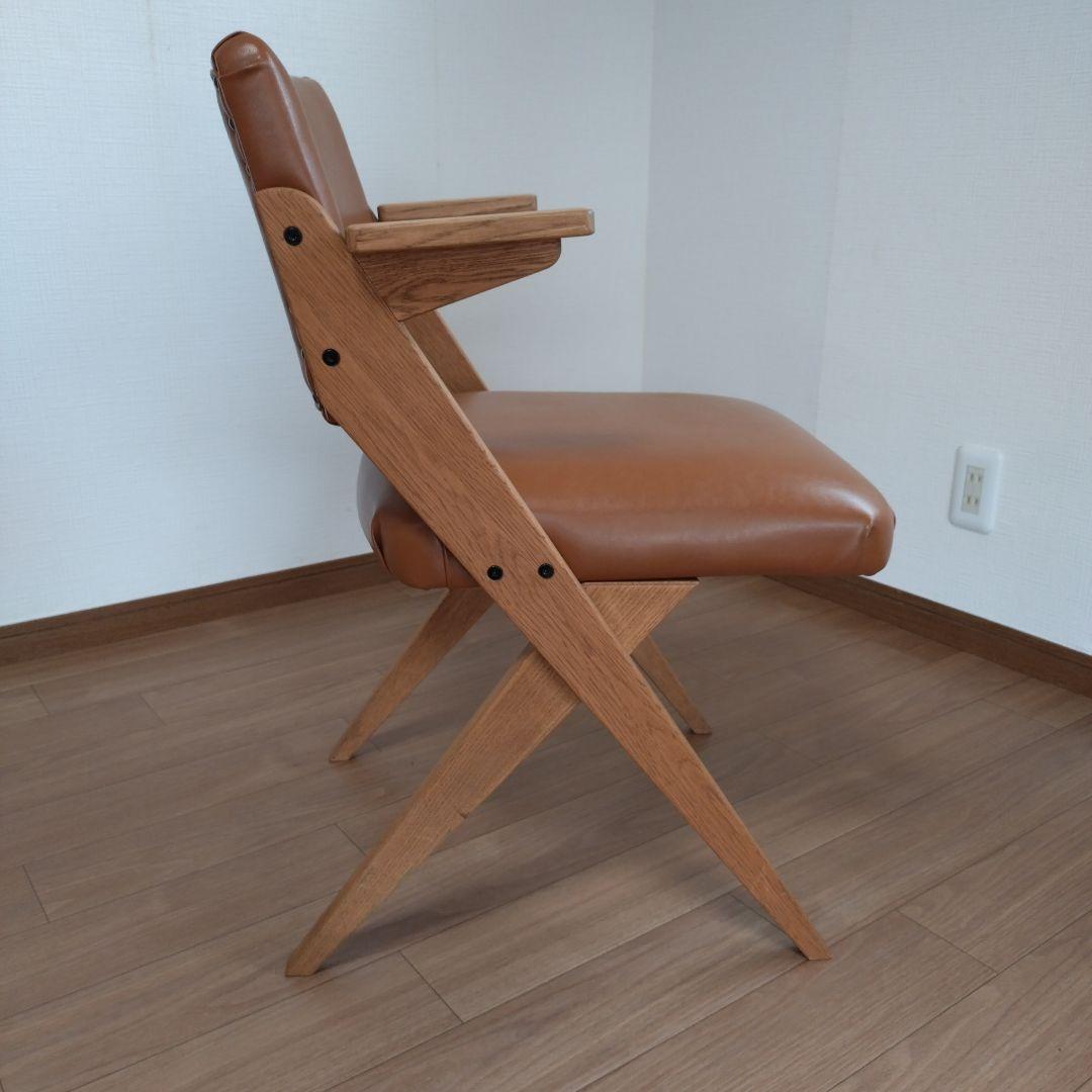 関家具/クラッシュゲート　ZETTチェア　アーム付き　C