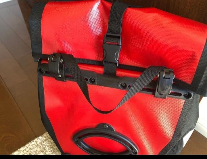 ORTLIEB バックローラークラッシック40L(2個セット)赤 　キャリア無し