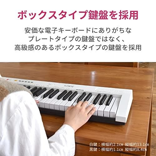 TORTE トルテ 電子キーボード 61鍵盤 日本語表記 300ボイス 軽DXT