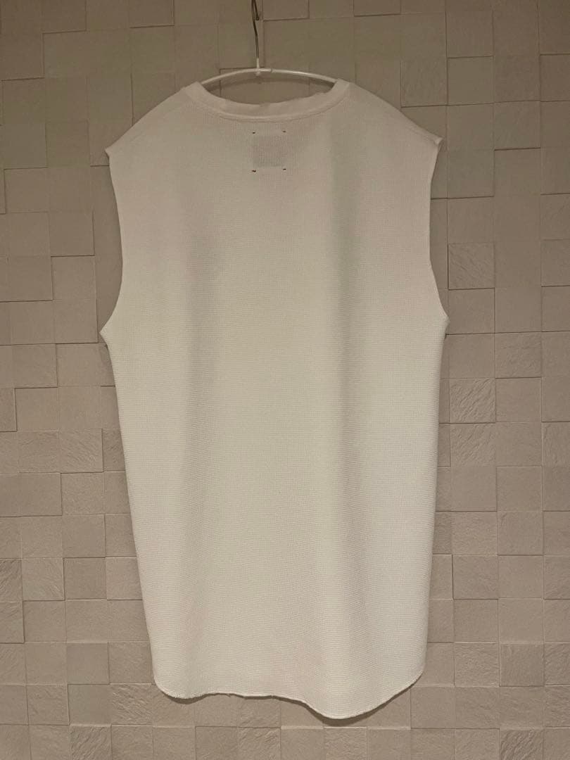 ウォーキング・ランニングウェア charbon PIGMENT DYE WAFFLE NO-SLEEVE