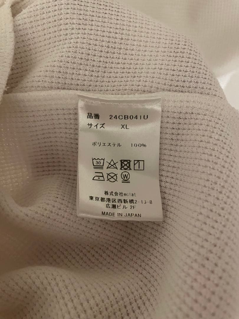 ウォーキング・ランニングウェア charbon PIGMENT DYE WAFFLE NO-SLEEVE