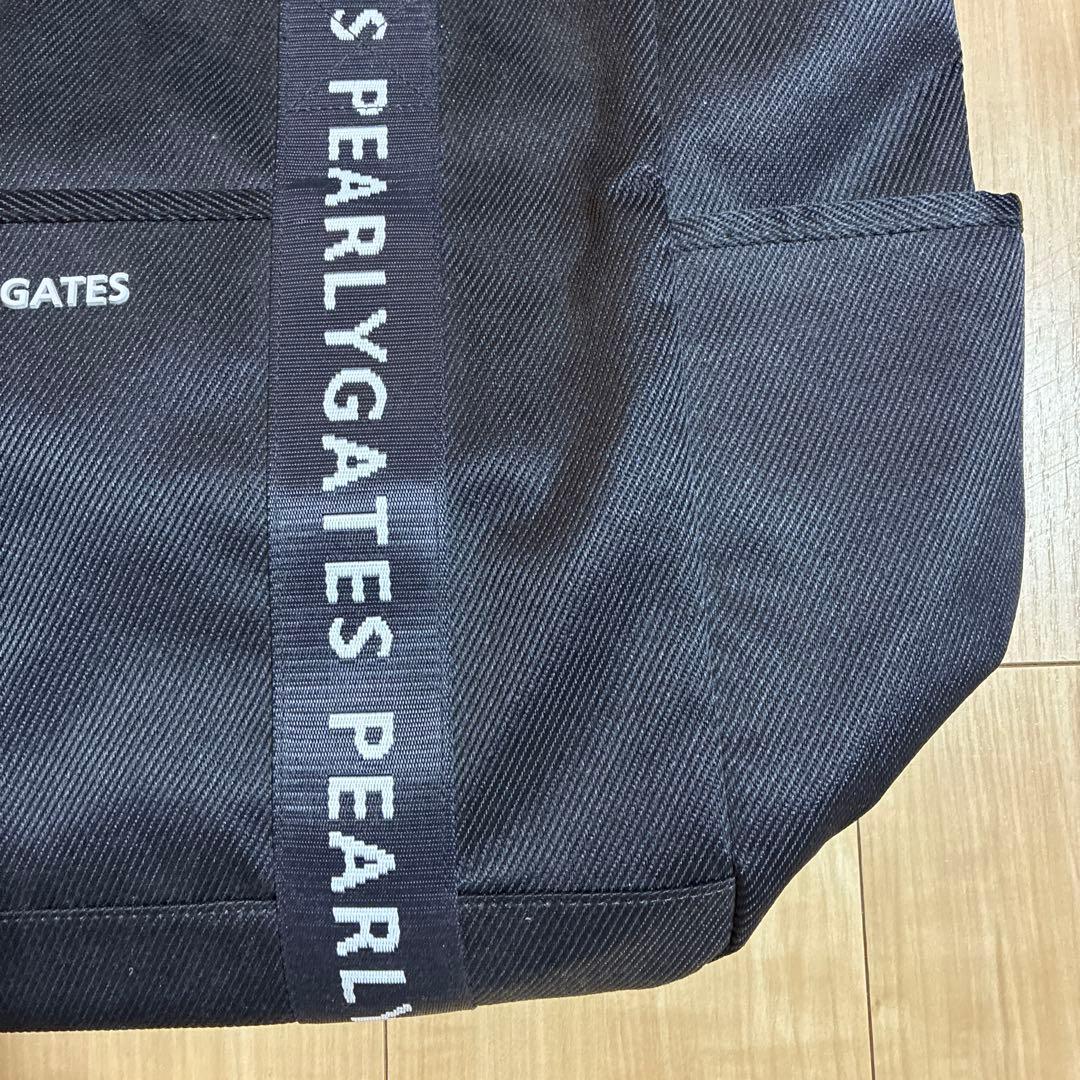 美品 PEARLY GATES パーリーゲイツ 大型ロッカーバック 色=ネイビー