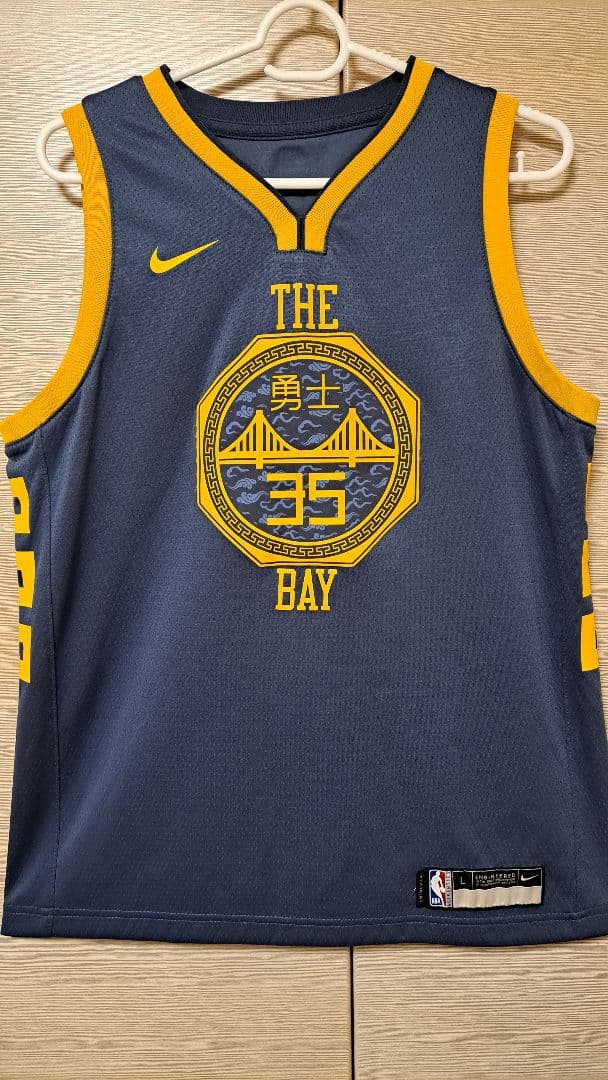 NIKE ゴールデンステートウォリアーズ ケヴィンデュラントNBAユニフォーム