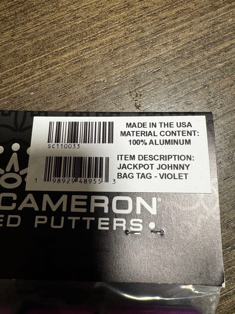 ラウンド用品・アクセサリー Scotty Cameron Jonny Bag Tag