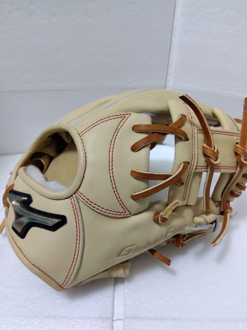 【未使用】ミズノ　グローバルエリート　内野手用　 ブロンド