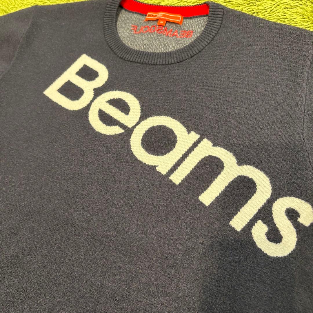 BEAMS GOLF ビームスゴルフ ニット セーター ネイビー Mサイズ