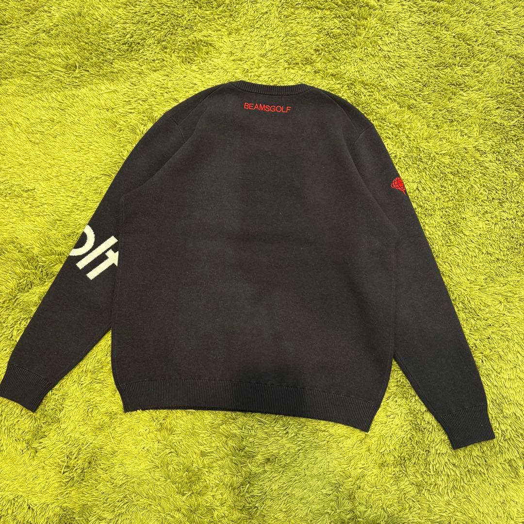 BEAMS GOLF ビームスゴルフ ニット セーター ネイビー Mサイズ