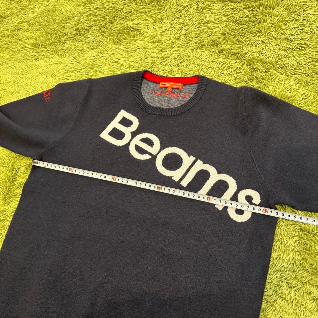 BEAMS GOLF ビームスゴルフ ニット セーター ネイビー Mサイズ