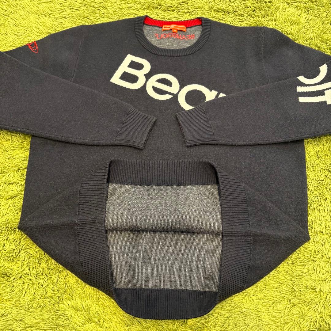 BEAMS GOLF ビームスゴルフ ニット セーター ネイビー Mサイズ