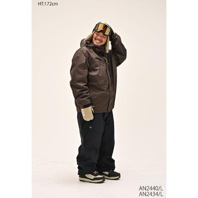 スノーボード ANTHEM RAD CAPTURE JACKET L DARK BROWN