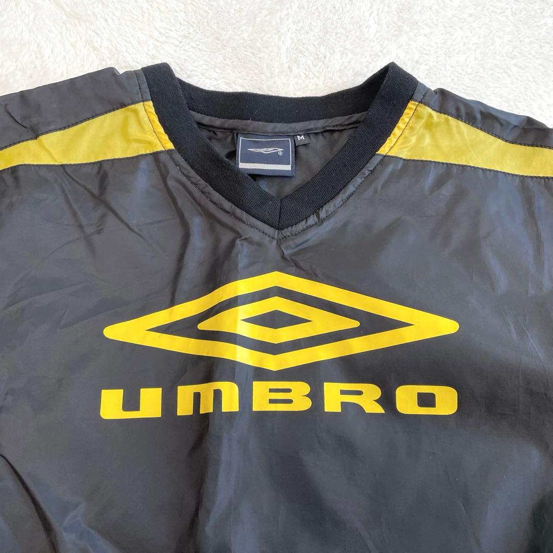 新品　ＵＭＢＲＯ　アンブロ　長袖　ピステ　ウィンドブレーカー　黒　上下セット　Ｍ