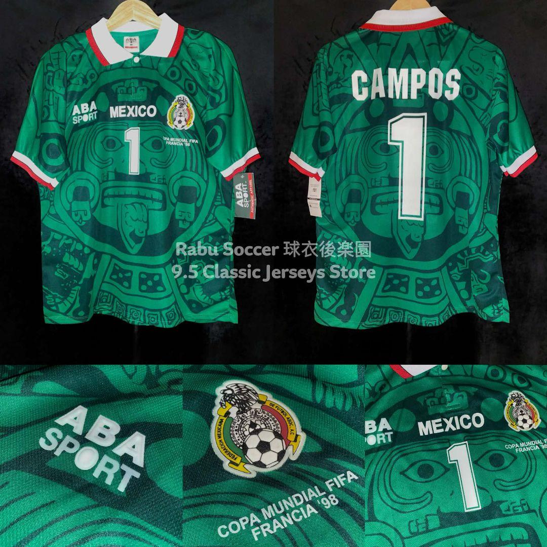 メキシコ代表 1998 ホーム ユニフォーム #1 カンポス ワールドカップ