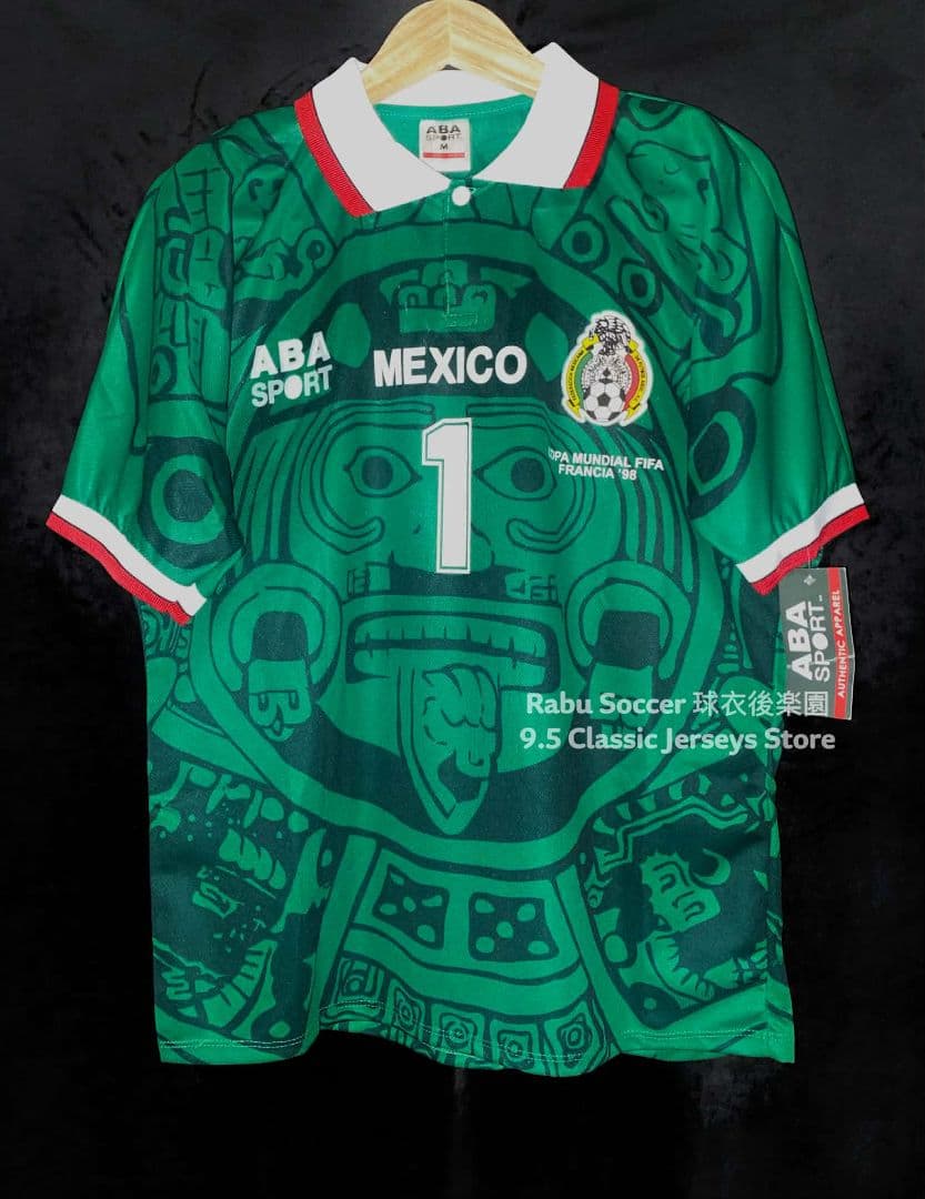 メキシコ代表 1998 ホーム ユニフォーム #1 カンポス ワールドカップ