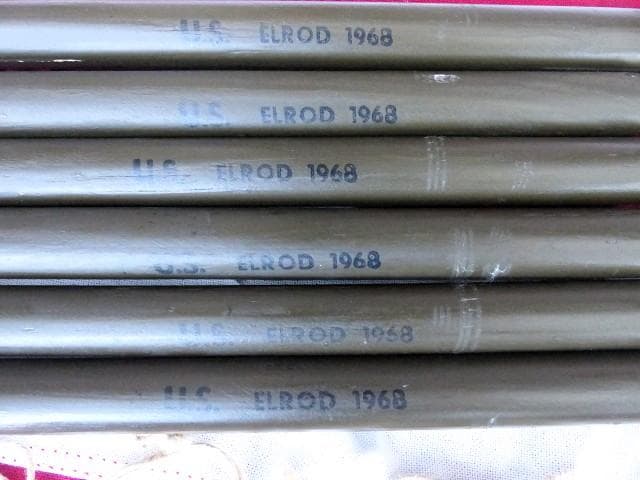 1968” 米軍実物 ナム戦 デッド!　テントポール　6本セット 軍幕 261