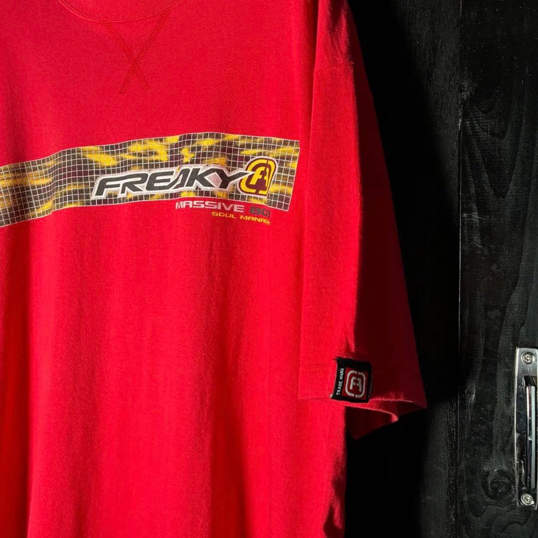 FREAKY B-boy Tee RED　フリーキー　Tシャツ　ストリート