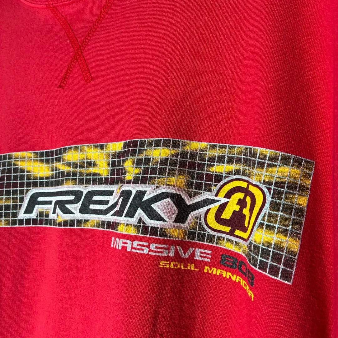 FREAKY B-boy Tee RED　フリーキー　Tシャツ　ストリート