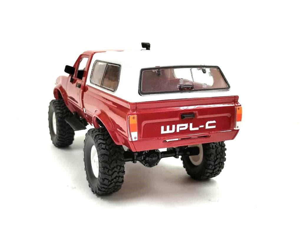1/16サイズ　４WDラジコンカー　WPL　C24　クローラータイプ　レッド