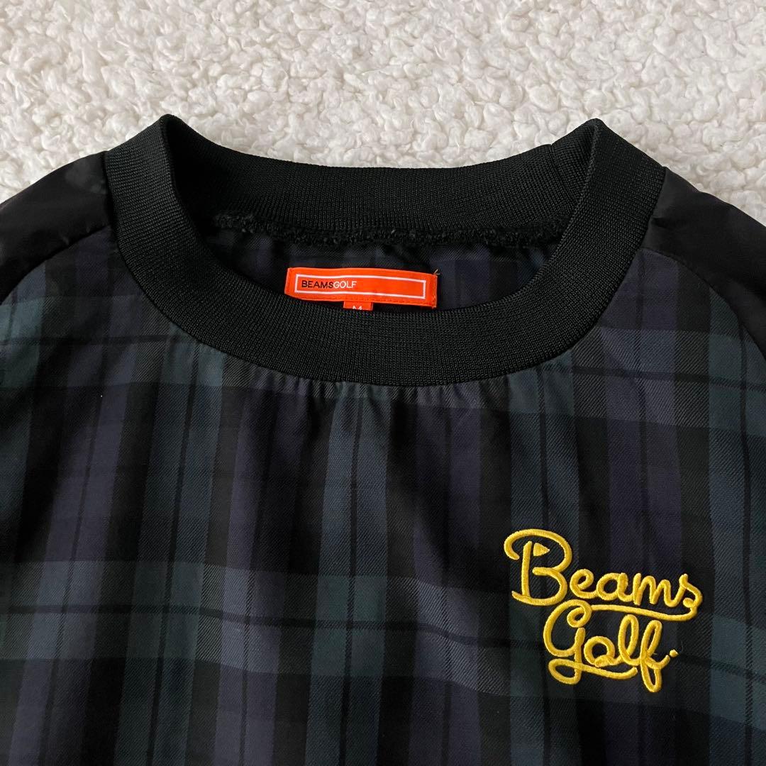 美品　BEAMS GOLFビームスゴルフ スニード　チェック　プルオーバー