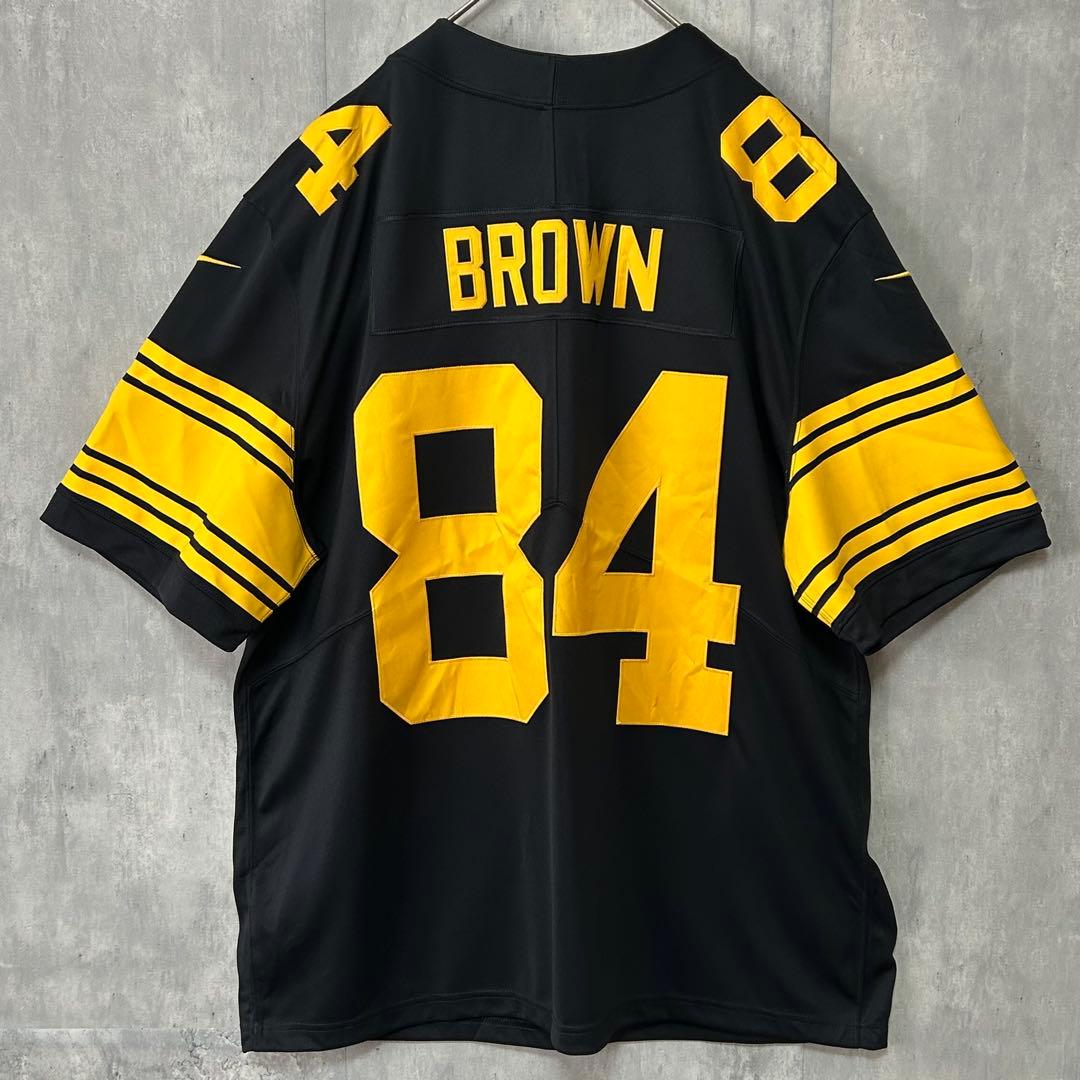 希少カラー Steelerse Brown 公式 ゲームシャツ NIKE NFL