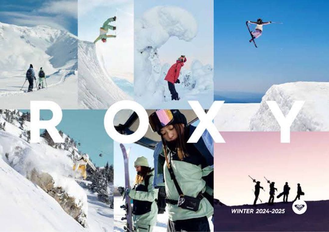 【ROXY】スノーボードレディースウェア上下セット