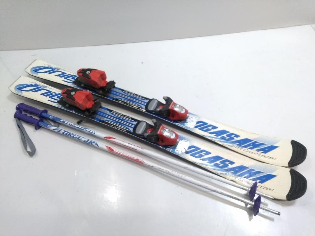 キッズ ジュニアスキー4点セット オガサカ 100cm ブーツ 20cm ◇
