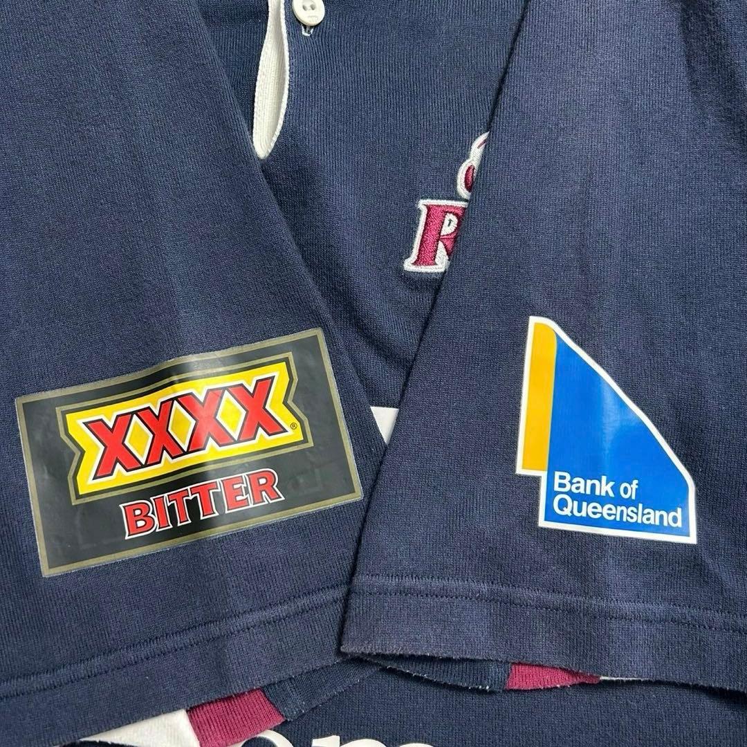 00's Canterbury クイーンランドレッズ 半袖 ラガーシャツ