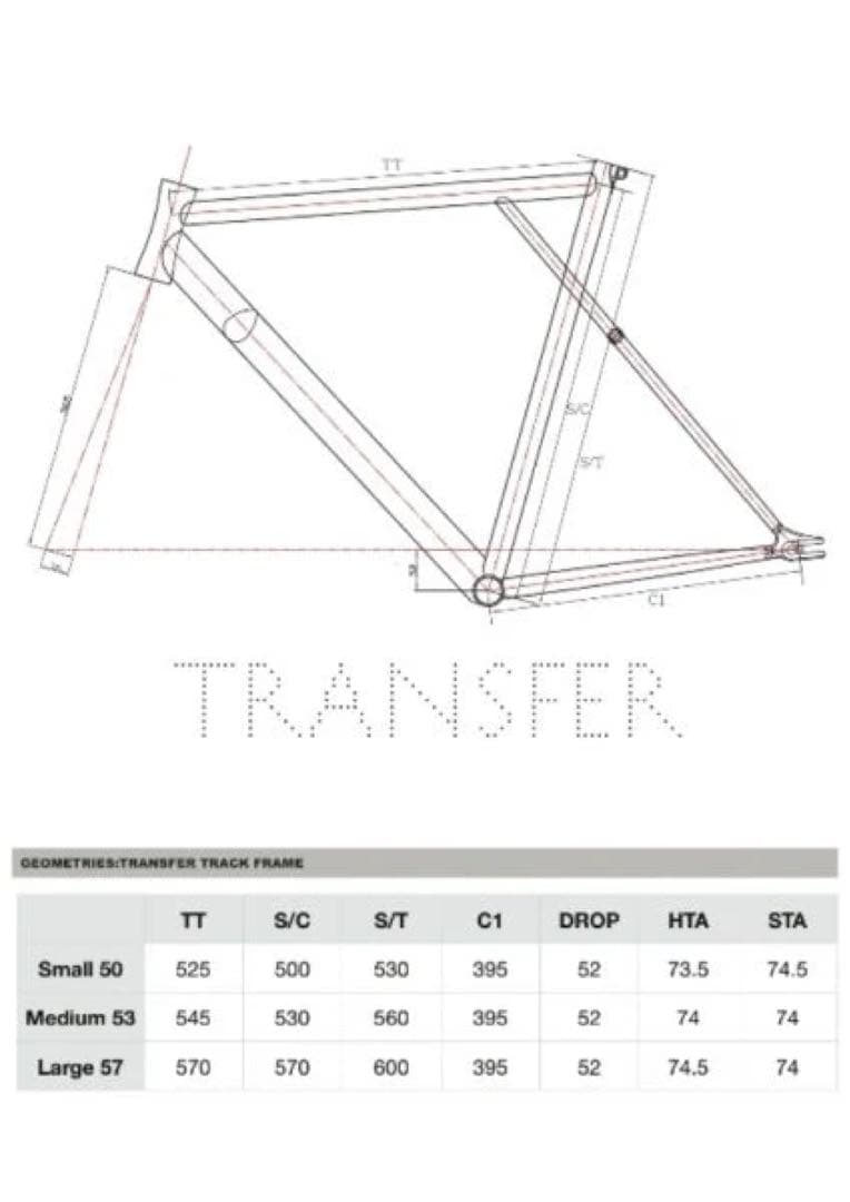 【SALE中】breakbrake17 transfer フレーム【L】