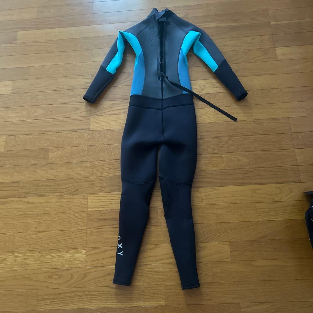 Roxy レディース フルスーツ サイズ4 ブラック/ブルー 身長160cm