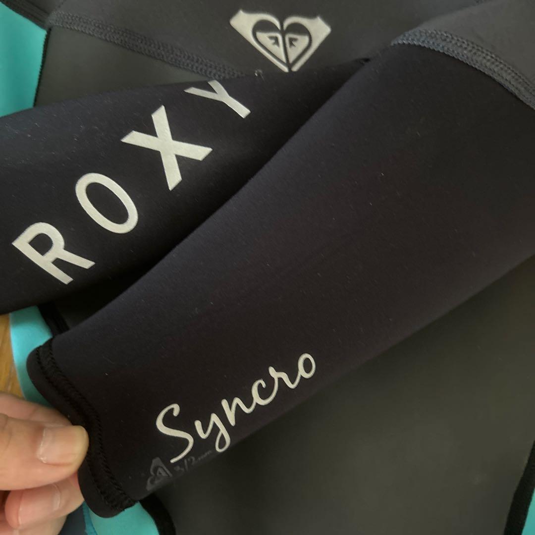 Roxy レディース フルスーツ サイズ4 ブラック/ブルー 身長160cm