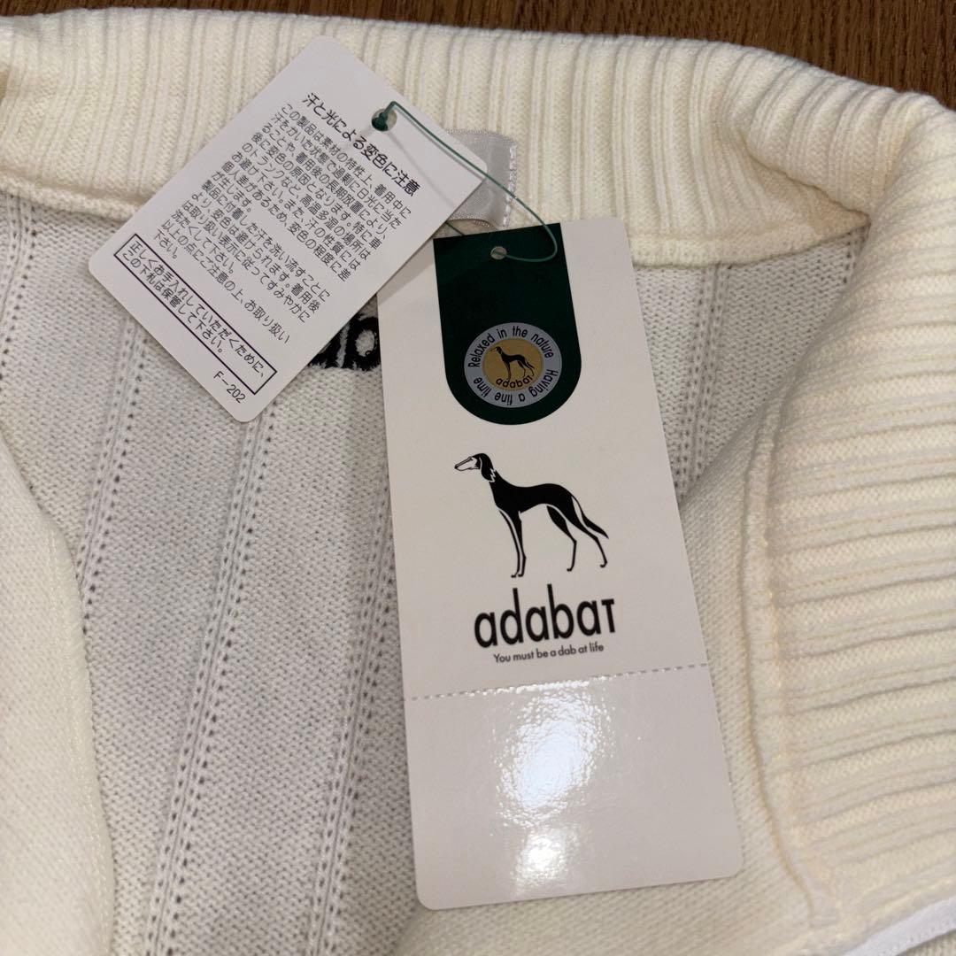 【未着用】Adabat アダバット ジップアップセーター Lサイズ
