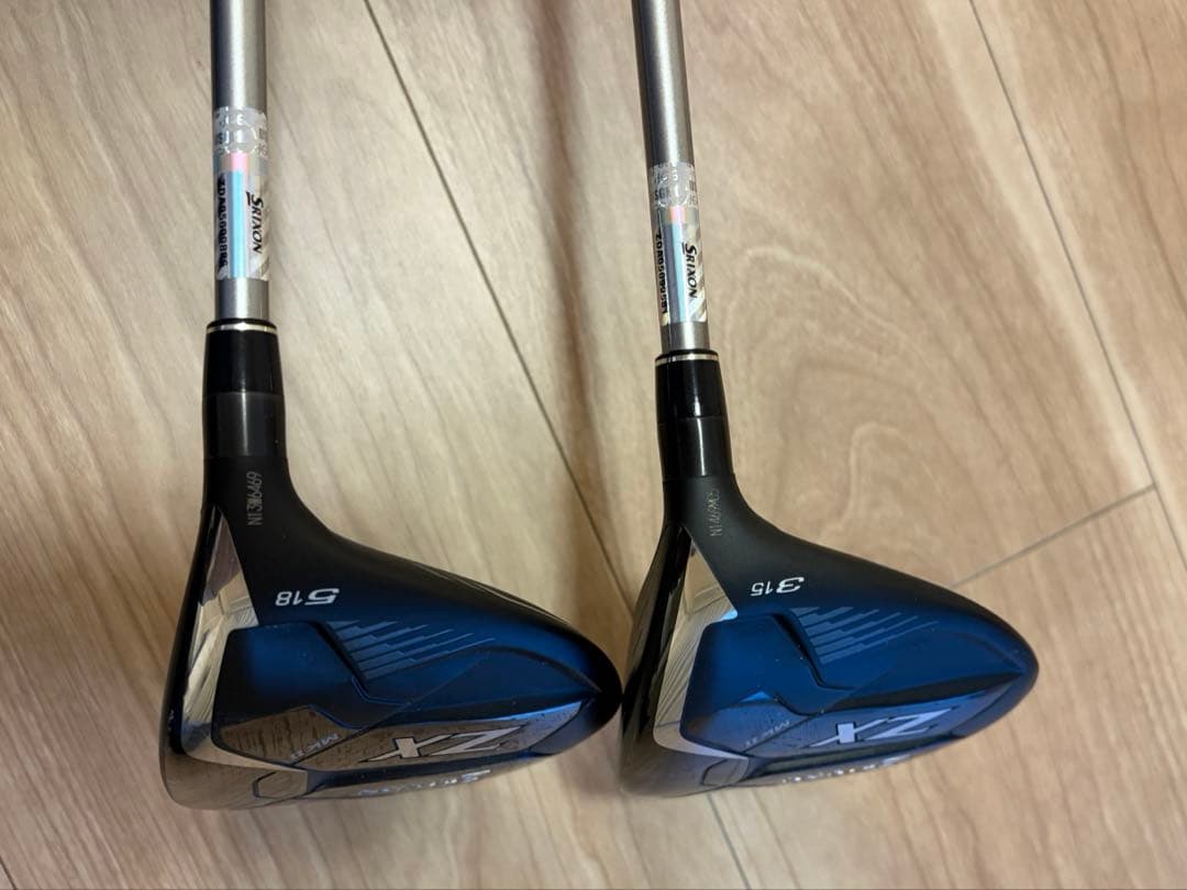 Srixon ZX Mk Ⅱ FW 15° 18° 2本セット 純正SR