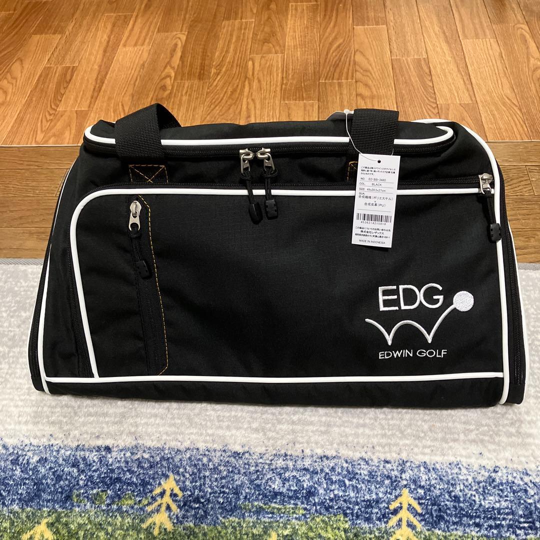 EDWIN GOLF ブラックゴルフバッグ ED BB-3480