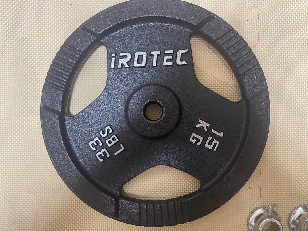 ダンベルプレート計60kg＋EZバーセット iROTEC/FIGHTING
