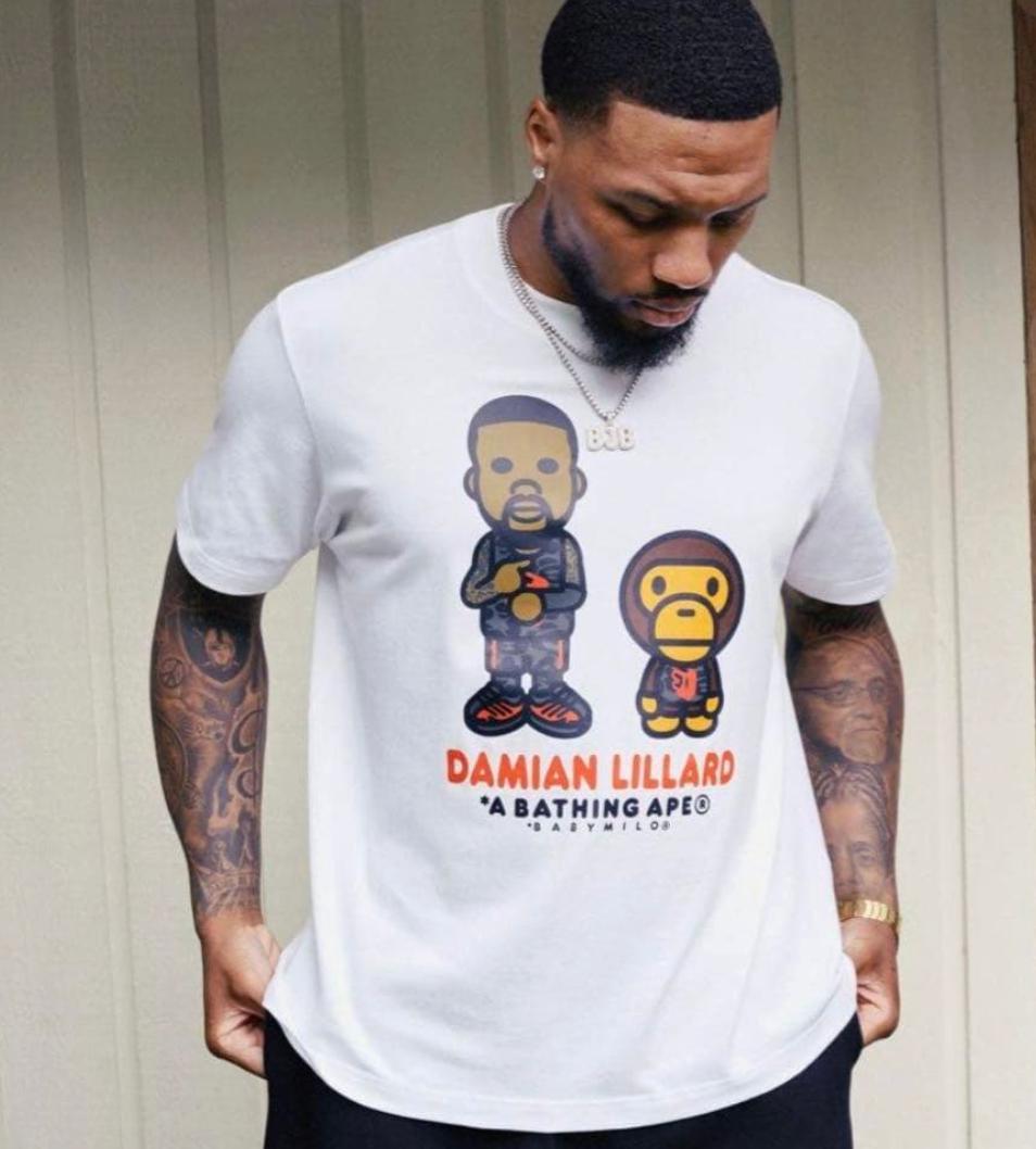 DAMIAN LILLARD × ADIDAS × DAME BAPE TEE