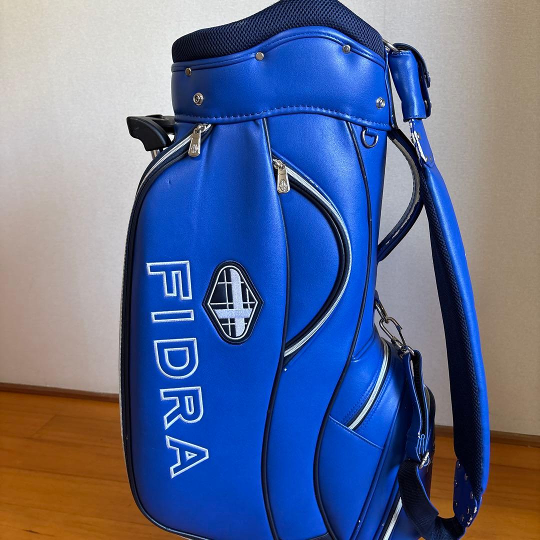 FIDRA フィドラ キャディバッグ ブルー キャスター付 フード無
