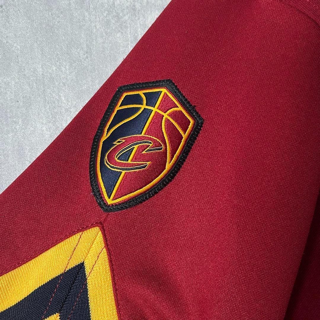 希少 NBA キャバリアーズ 刺繍ロゴ ゲームシャツ 半袖