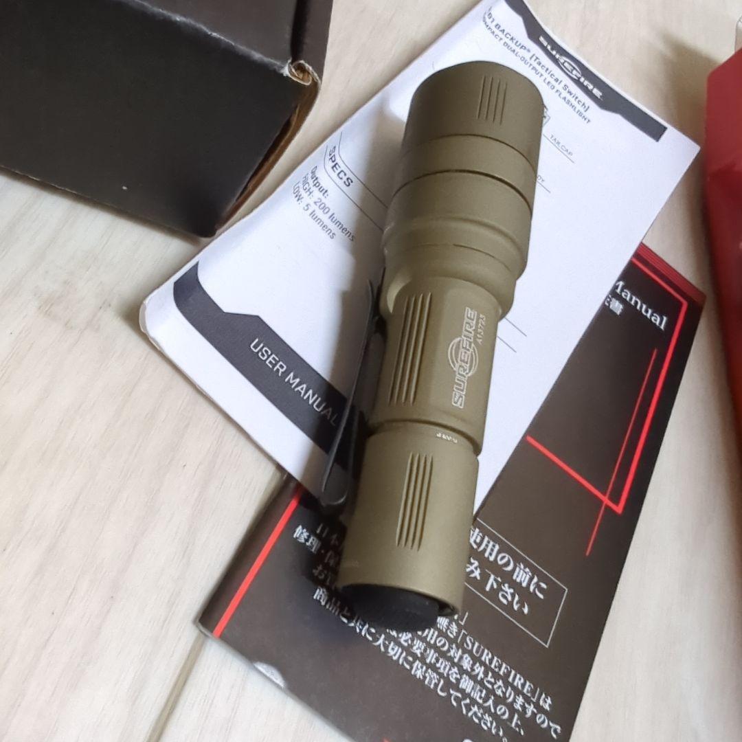 SUREFIRE (シュアファイア) EB2 BACKUP コヨーテ