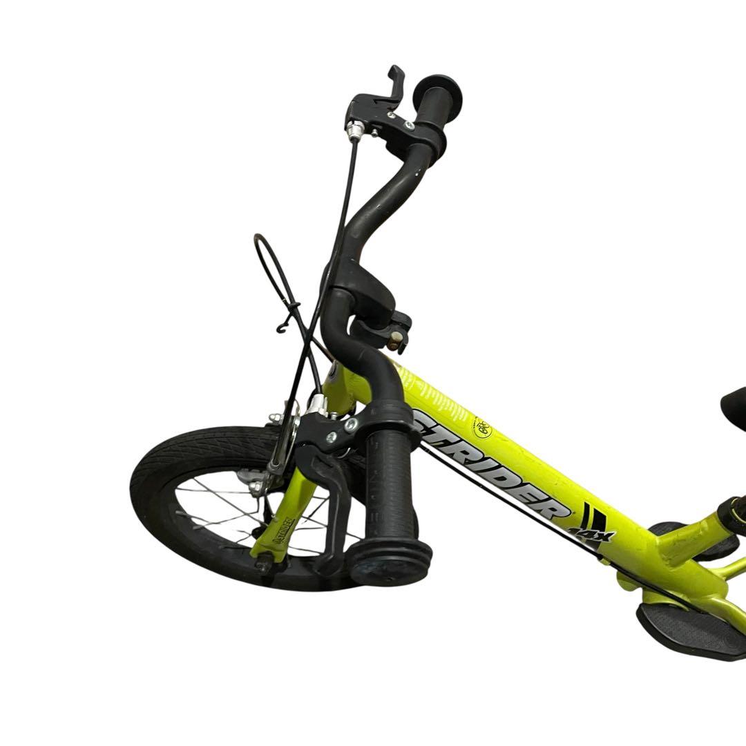 【限定色/14インチ】STRIDER14X キッズバイク ライムイエロー 限定色