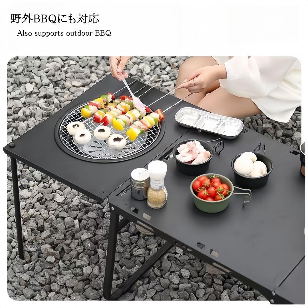 Joiusdio アウトドアテーブル 自動展開機構付き