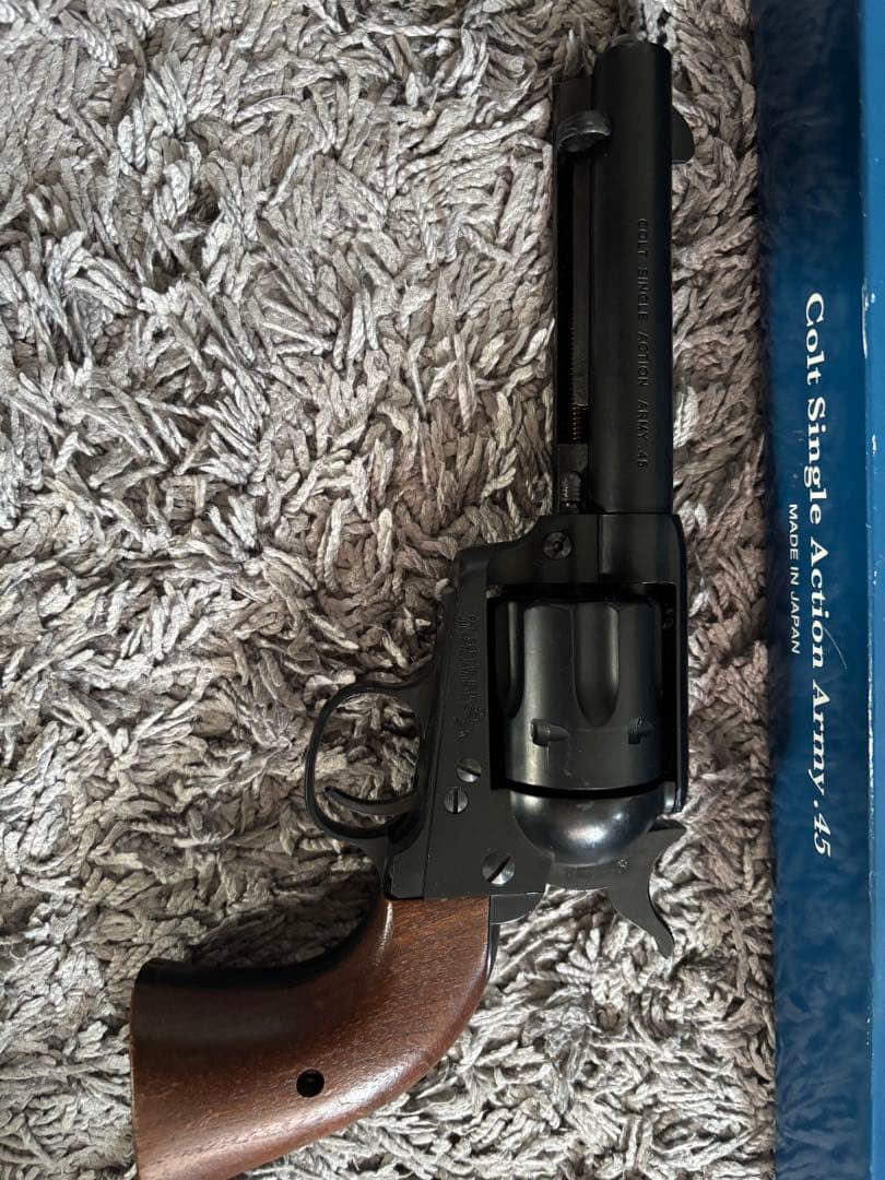 マルシン COLT SAA シビリアン マットブラックABS 木製グリップ
