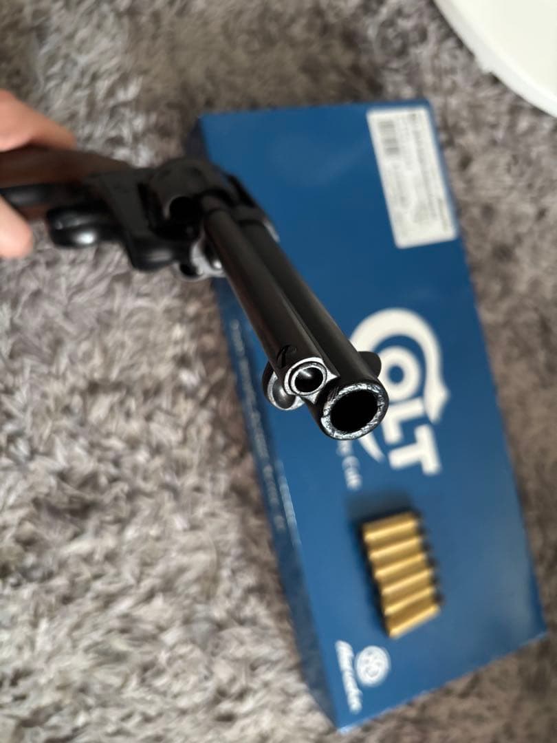 マルシン COLT SAA シビリアン マットブラックABS 木製グリップ