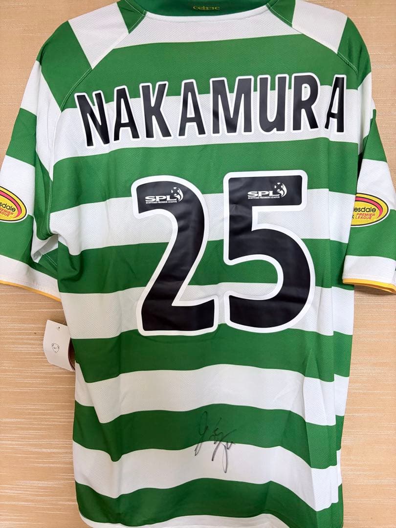 Celtic FC セルティックホーム　中村俊輔選手 25番 XL ユニフォーム