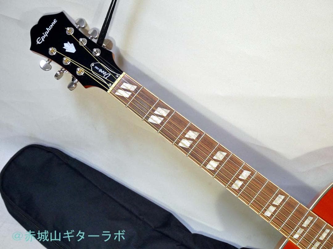 エピフォン DOVE Pro 2019年製 新品同様★純正ソフトギグバッグ付