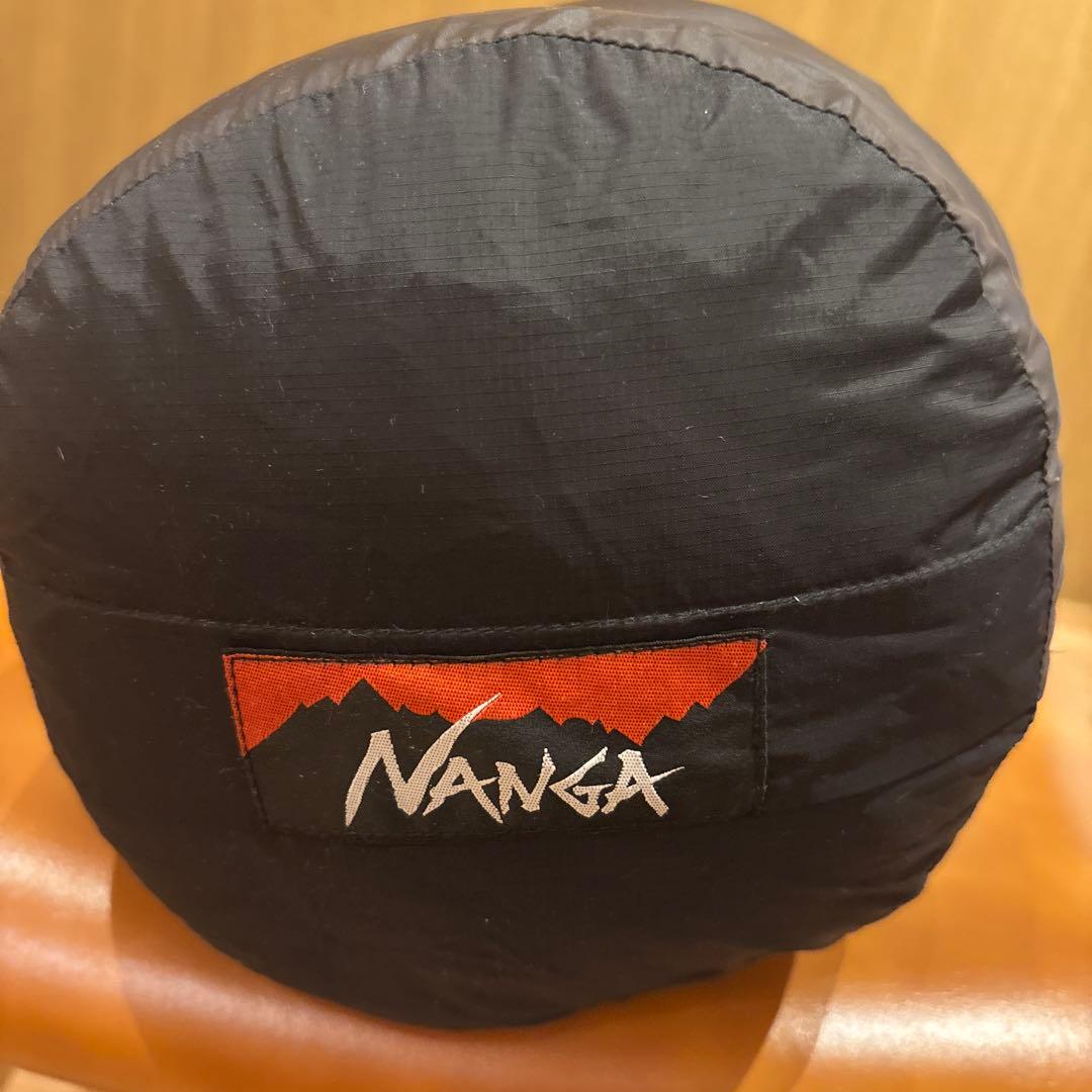 ナンガ　750DX日本製 黒 寝袋 収納袋付きNANGA