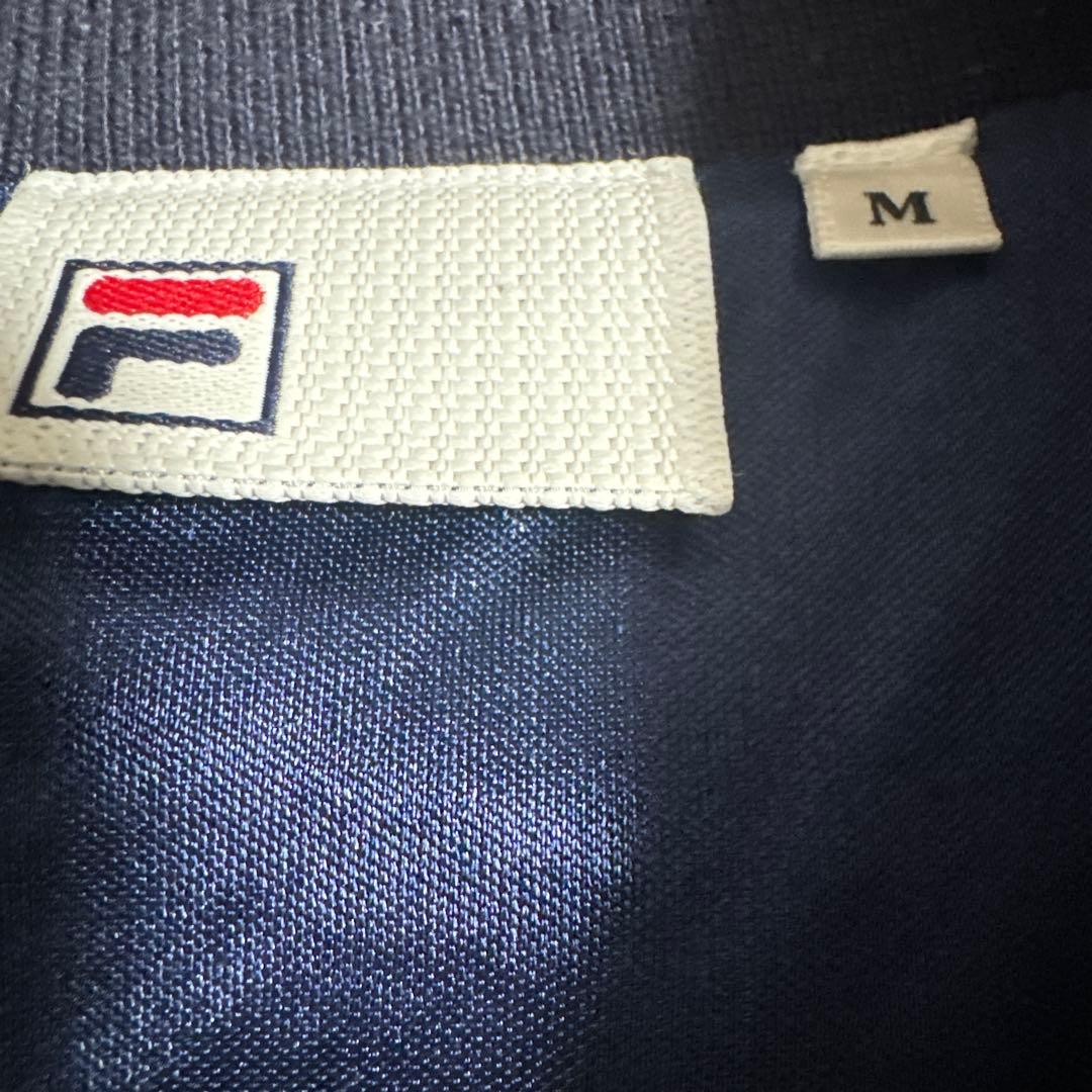 FILA フリースベスト M ネイビー