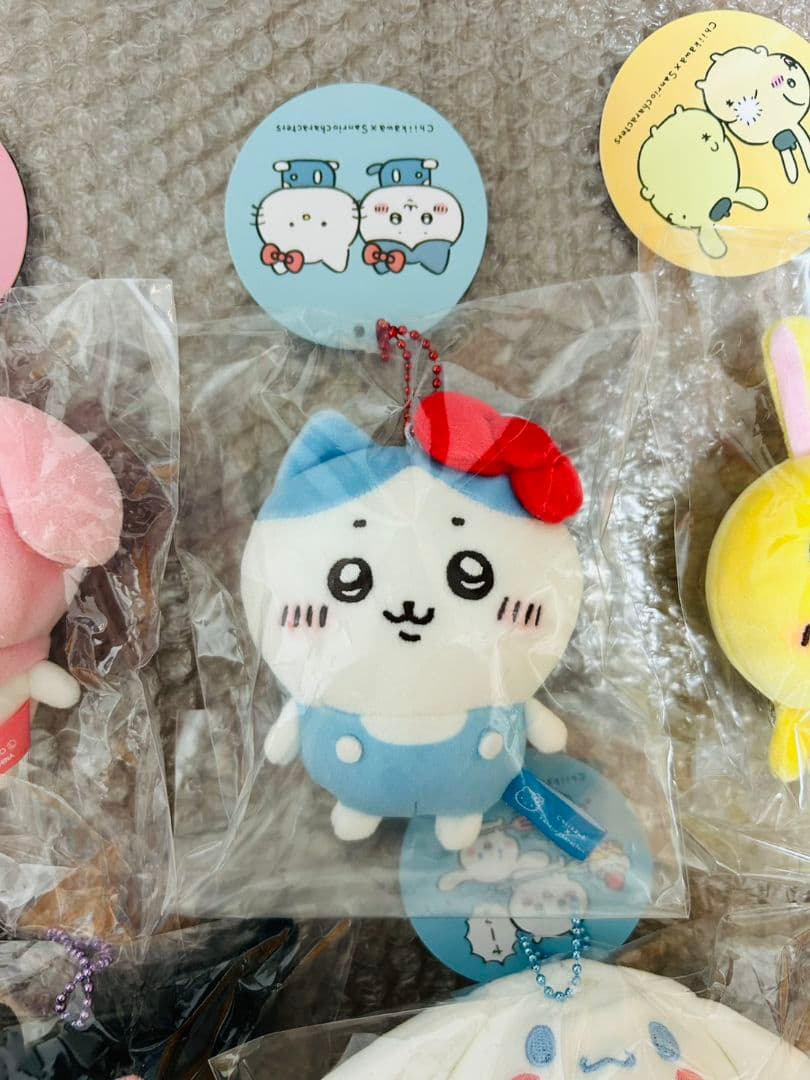 ちいかわ×サンリオキャラクターズ ぷちミニマスコット 7種 第１弾 新品未開封