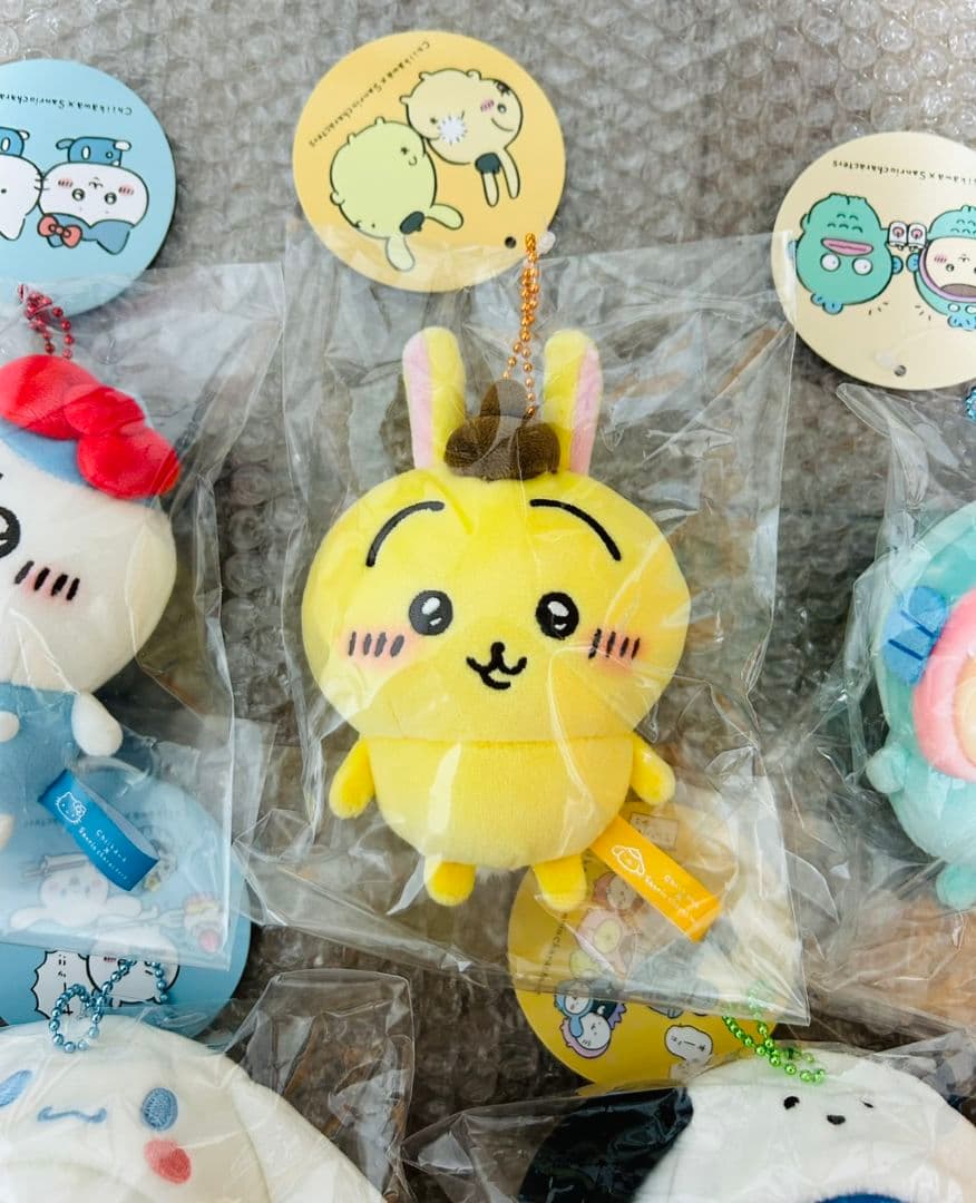ちいかわ×サンリオキャラクターズ ぷちミニマスコット 7種 第１弾 新品未開封