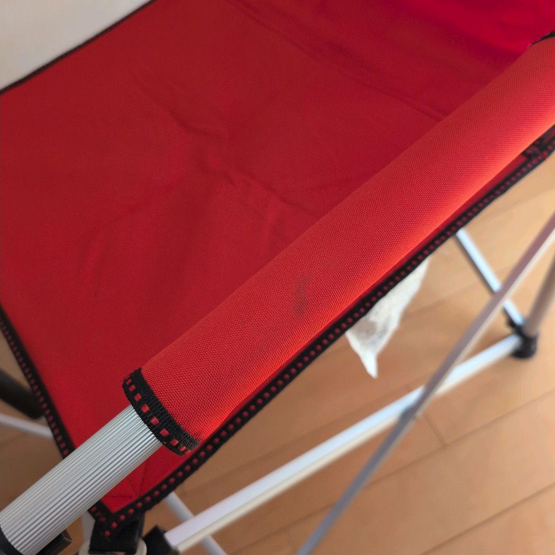 Coleman スリムキャプテンチェア レッド　ブラック　2脚セット